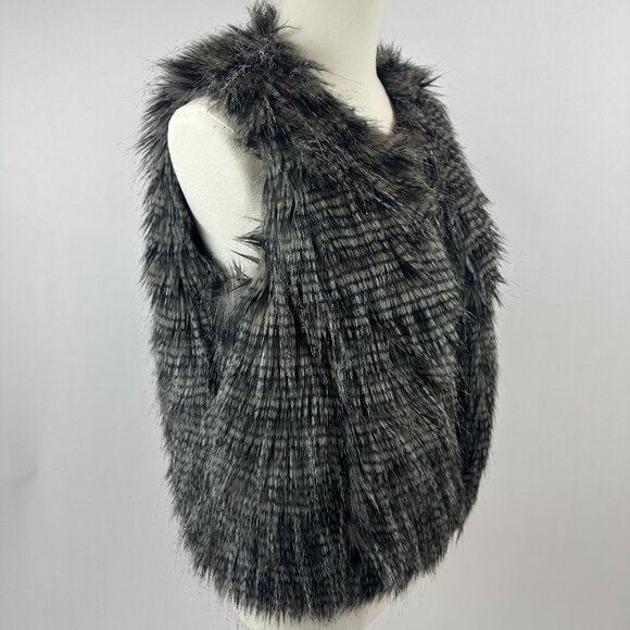 Yoki - Vegan Faux Fur Fun Vest - Medium - Worn 1 Time - Picture 3 of 7